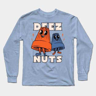 DEEZ NUTS | Doing Wires Club | Funny wire connectors Electrician meme Long Sleeve T-Shirt